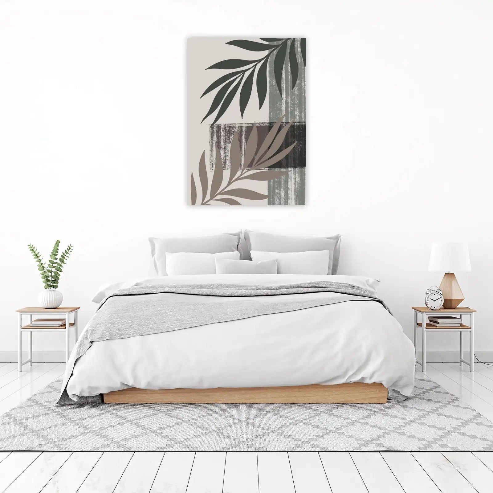 Abstract Botanical Leaf Wall Art Wall Art
