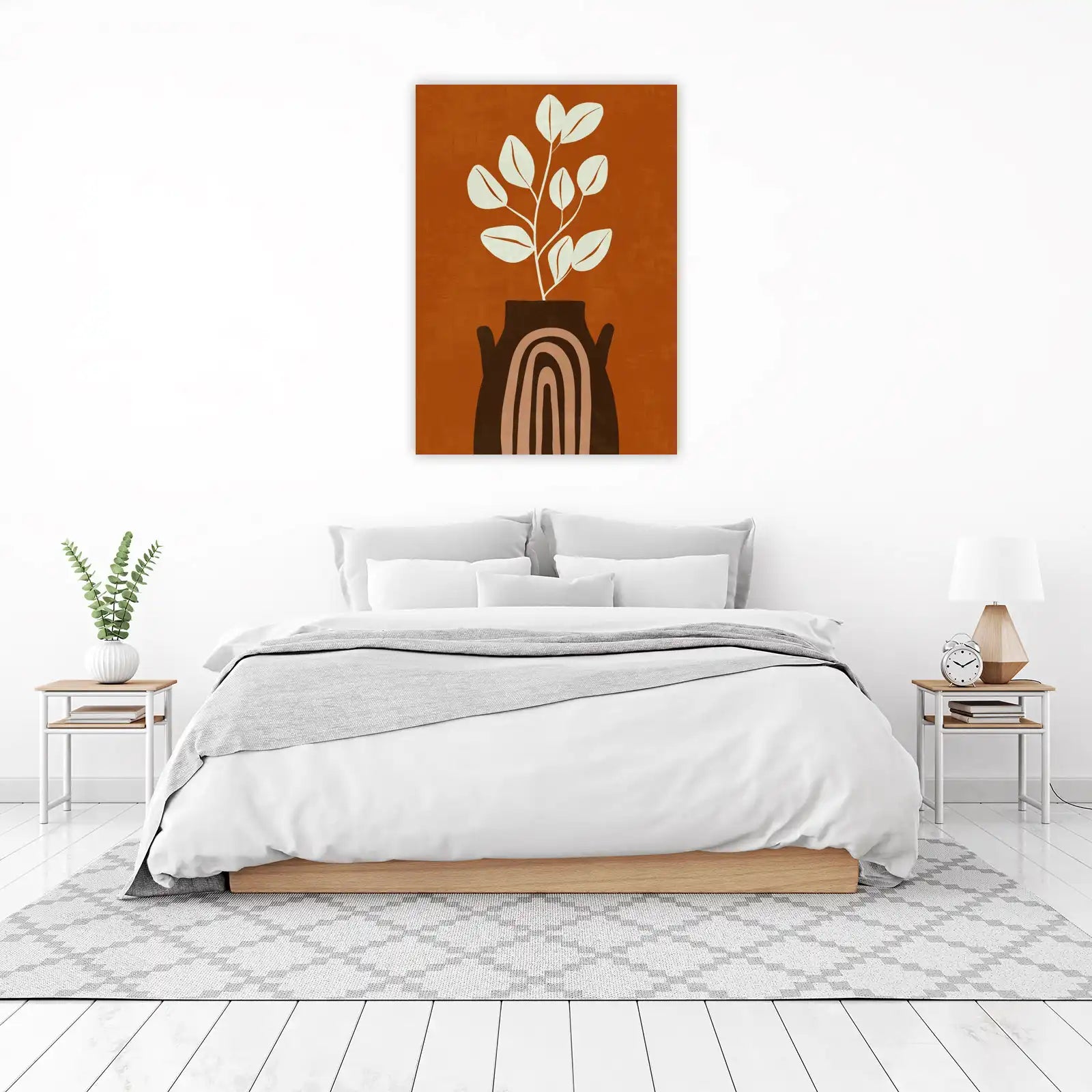 Bohemian Botanical Vase Wall Art