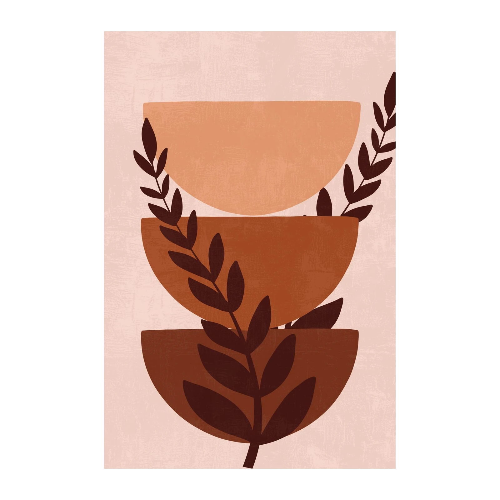 Boho Botanical Abstract Wall Art