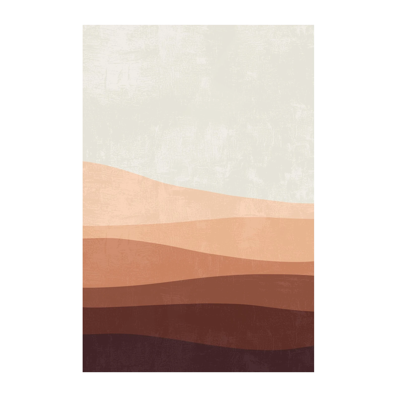 Abstract Desert Landscape Wall Art