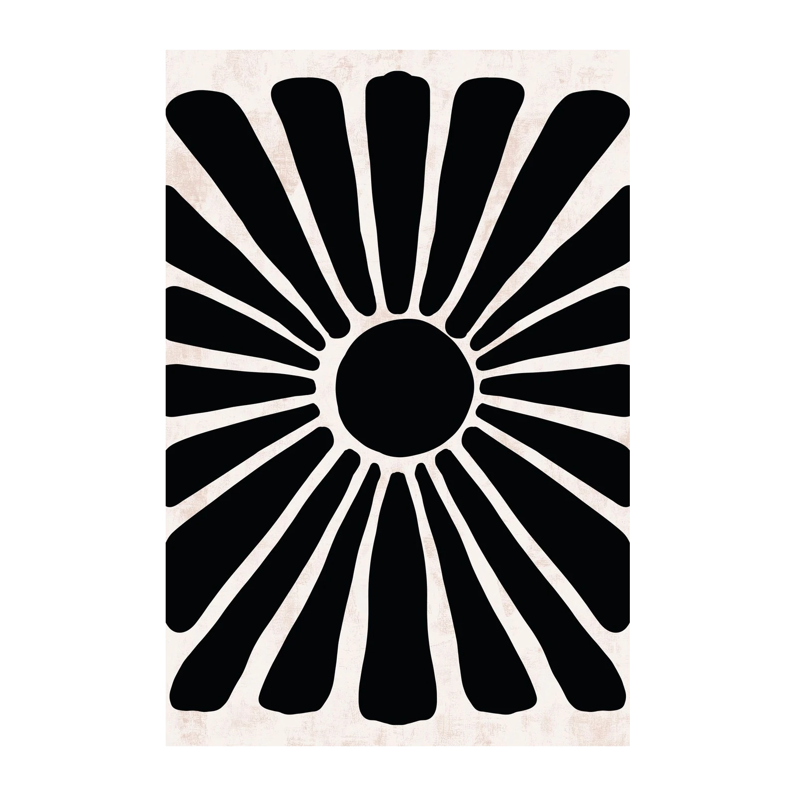 Boho Sunburst Mid-Century Modern Wall Art