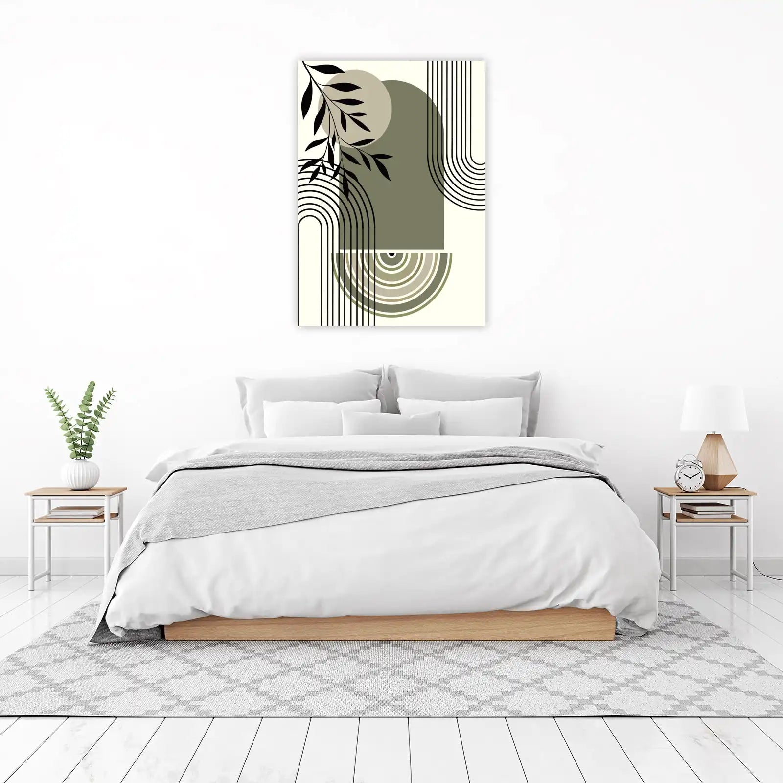 Modern Botanical Arch Wall Art