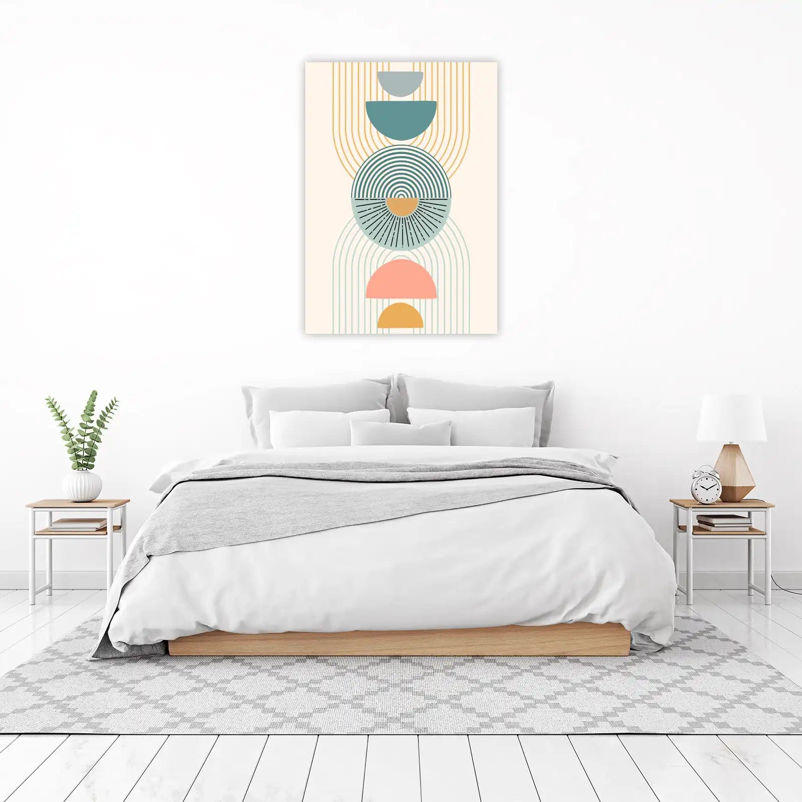 Mid-Century Abstract Arch Wall Art