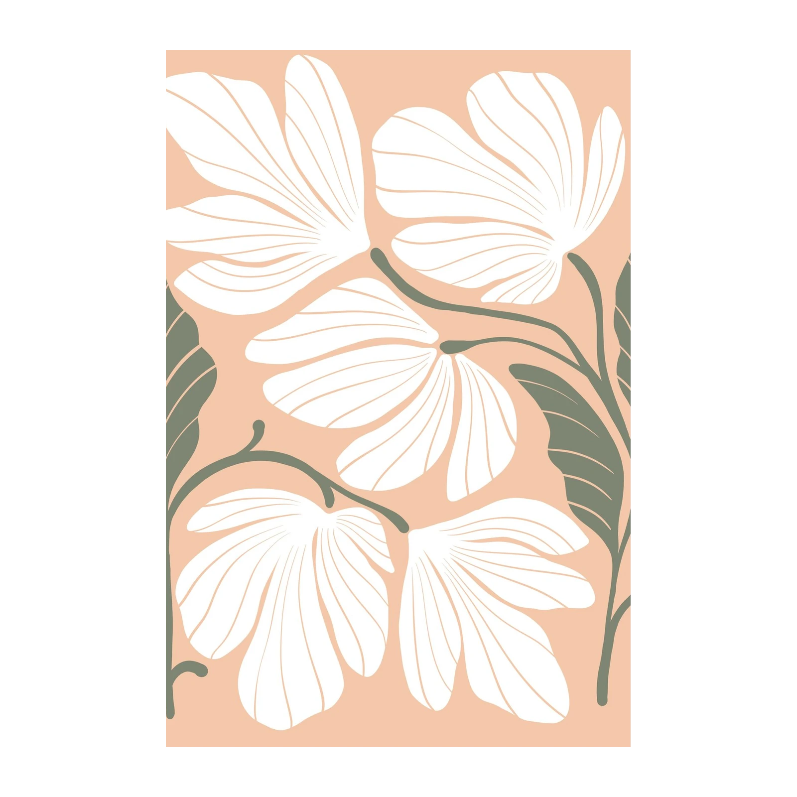 Abstract Floral Art Wall Art