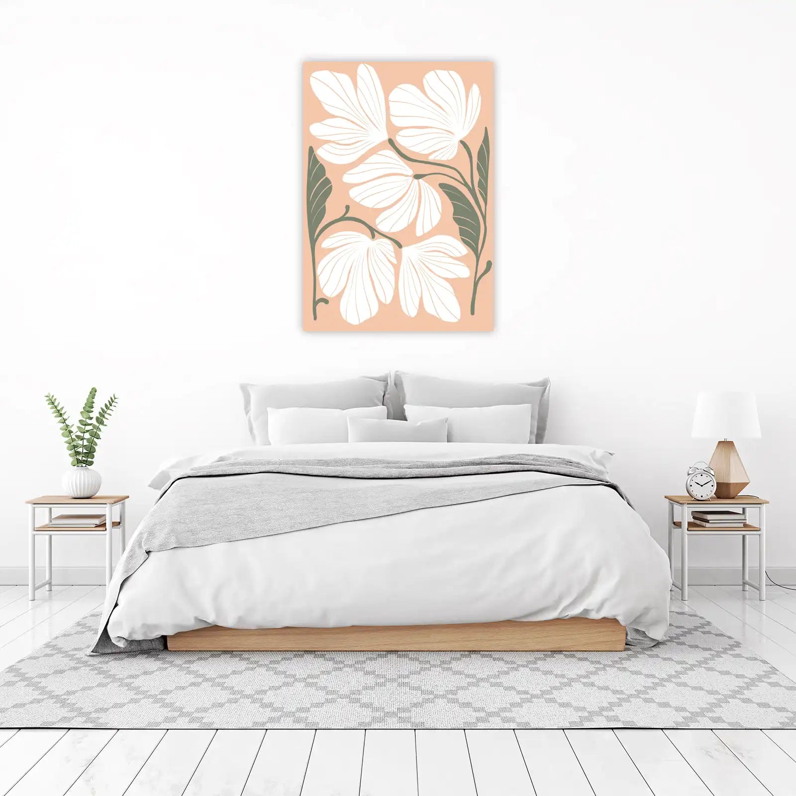 Abstract Floral Art Wall Art