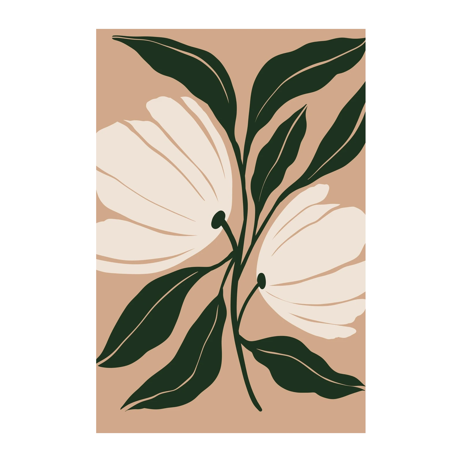 Modern Floral Botanical Wall Art
