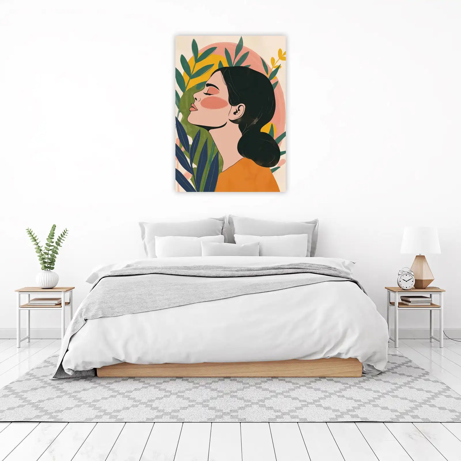 Bohemian Serenity Portrait Wall Art