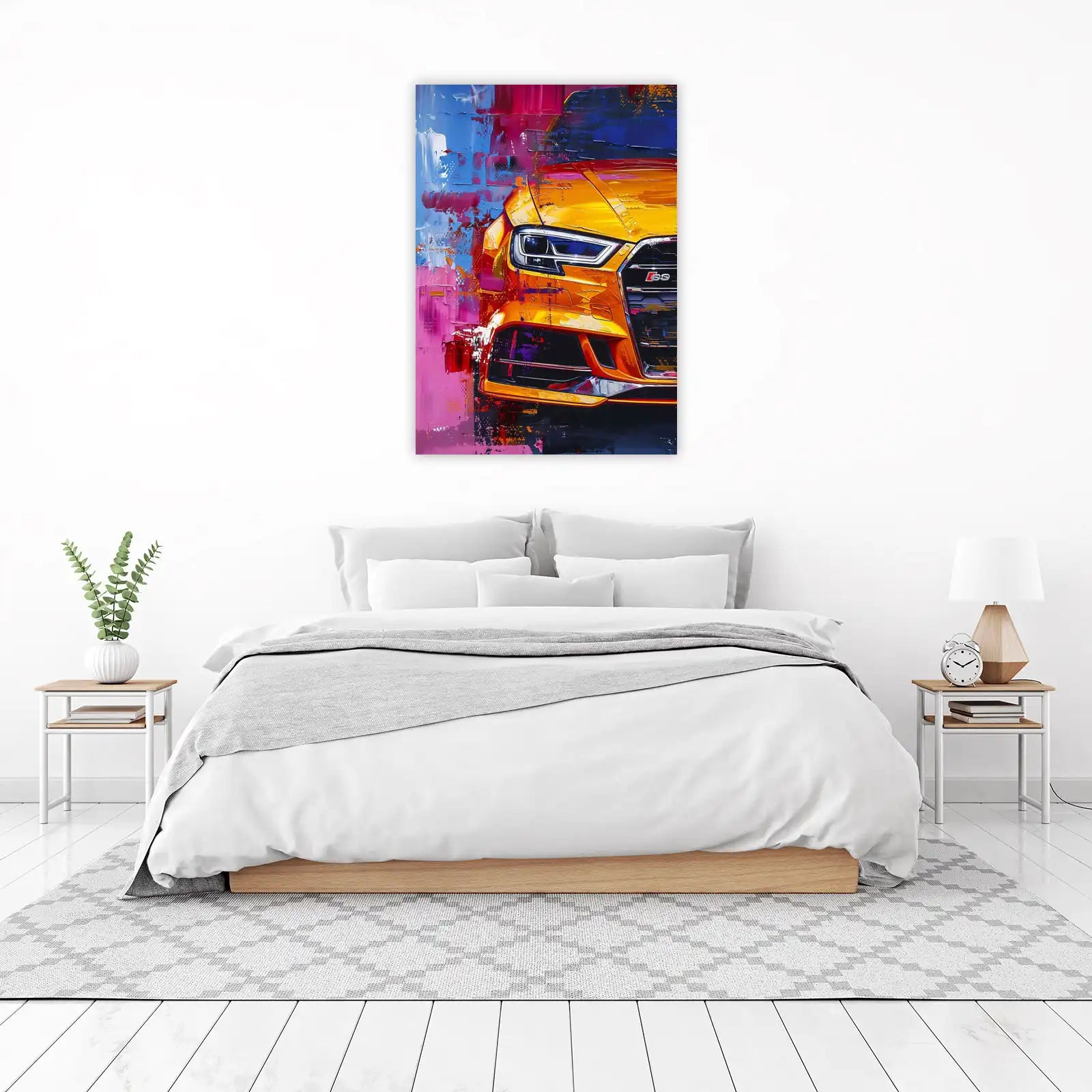 Vibrant Audi Sport Abstract Wall Art