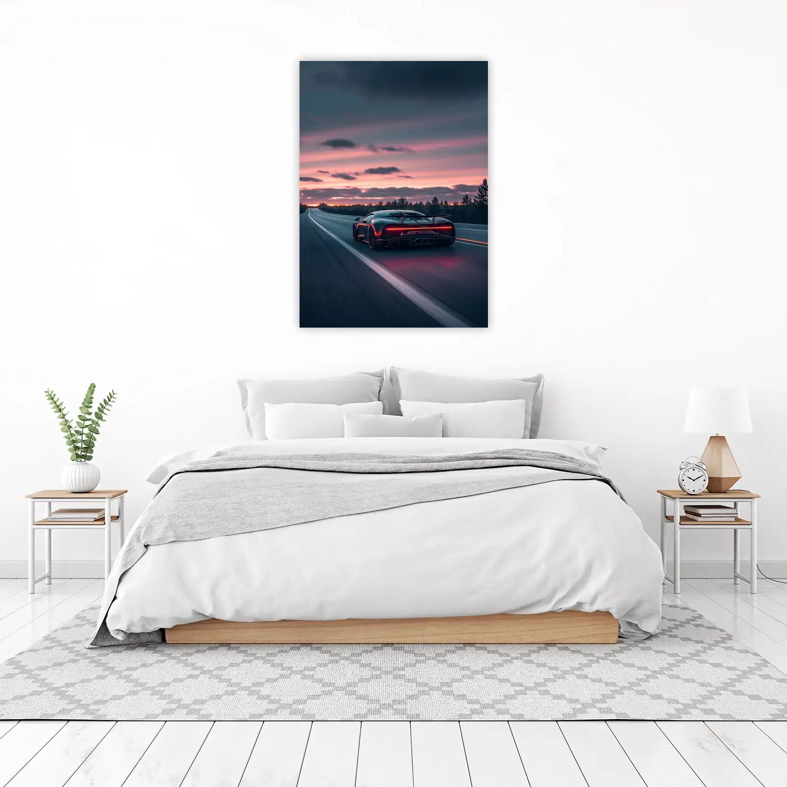 Luxury Speed Demon Sunset Wall Art