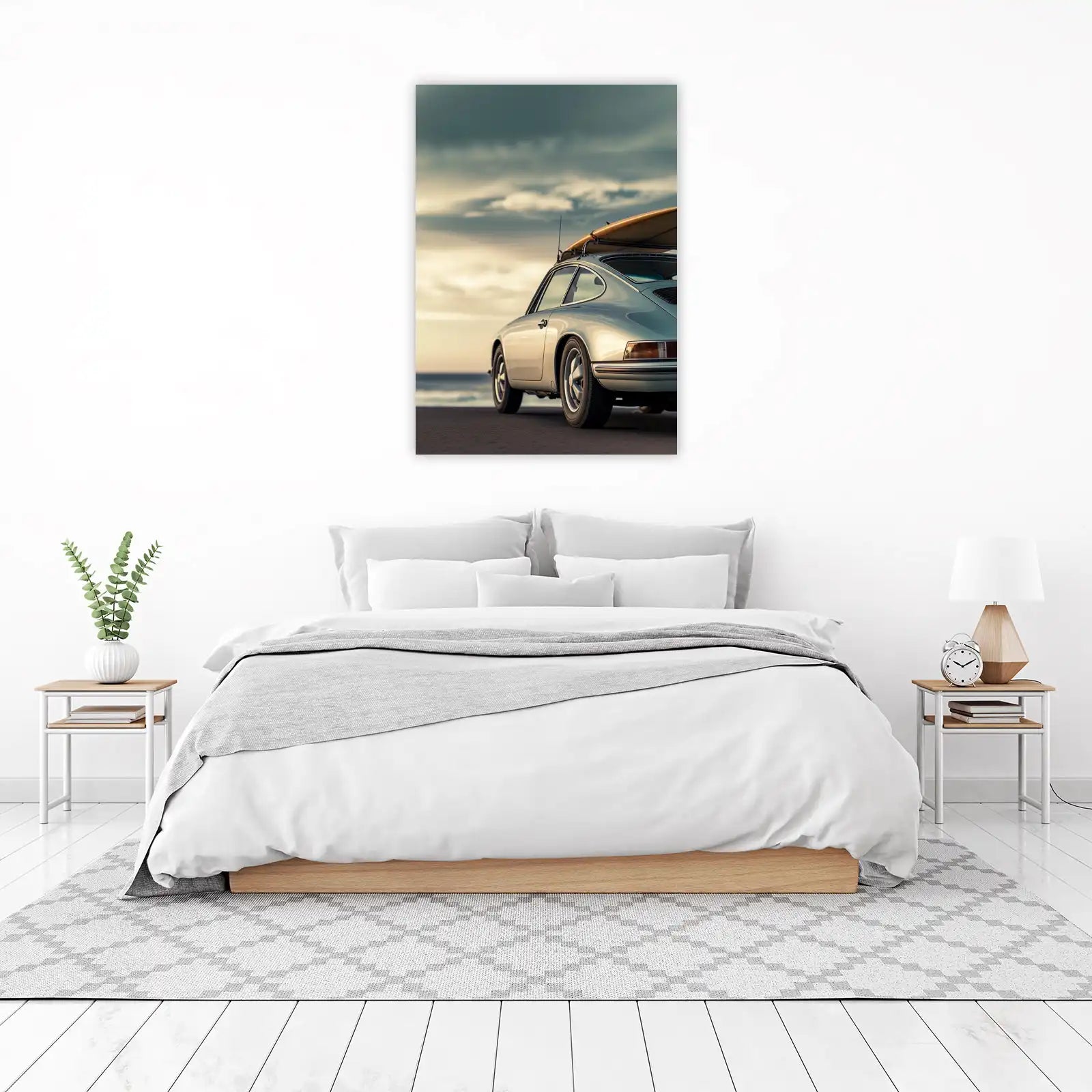 Vintage Porsche Surf Trip Wall Art