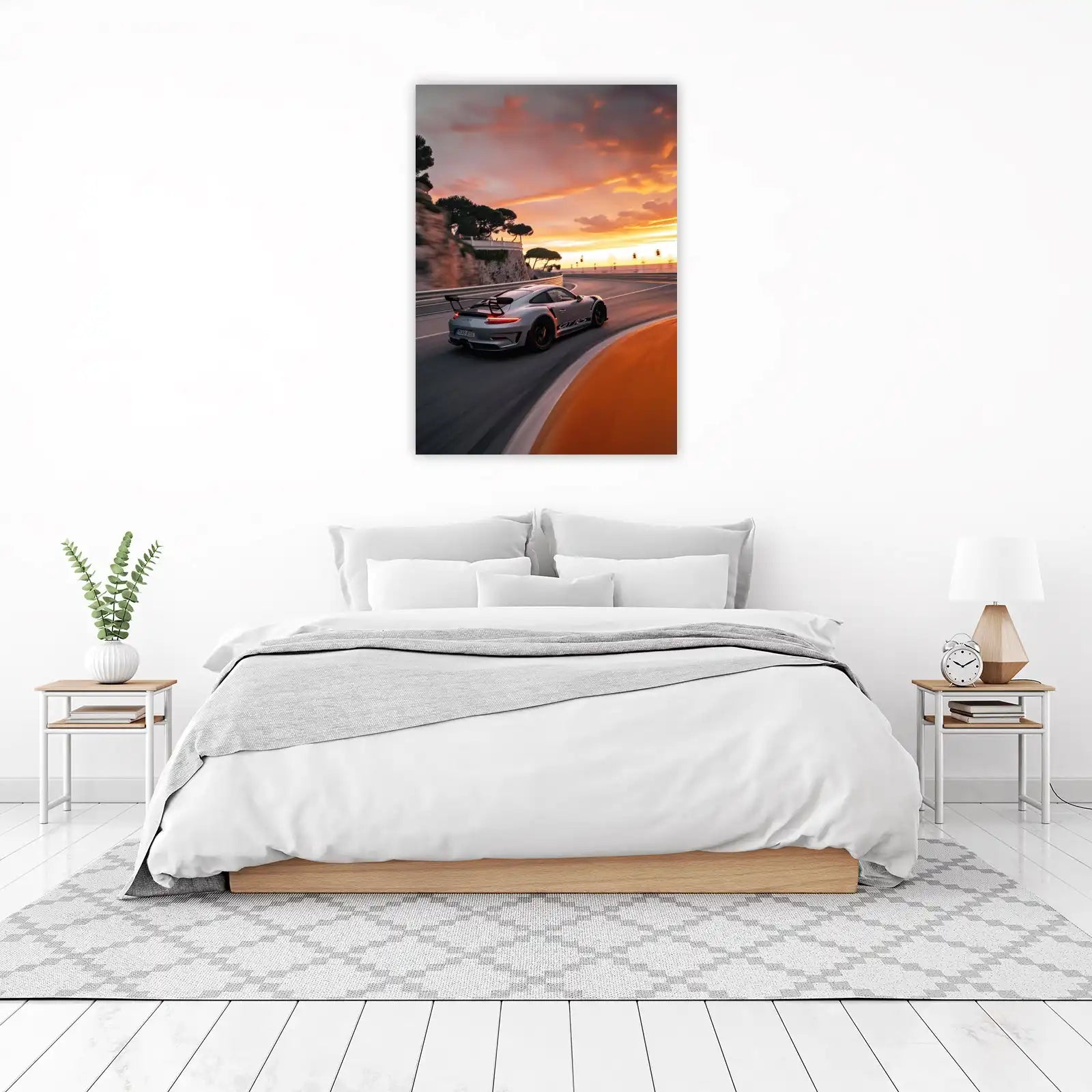 Porsche GT3 RS Sunset Drive Wall Art