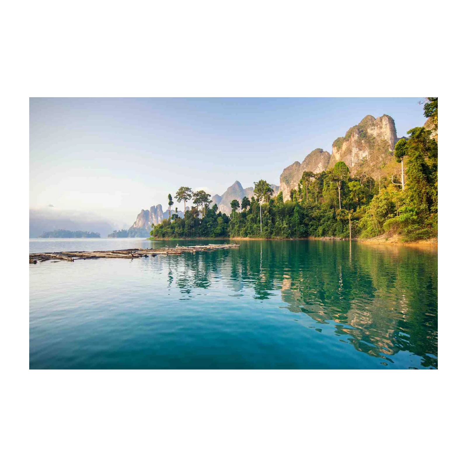 Tranquil Lake Landscape Wall Art
