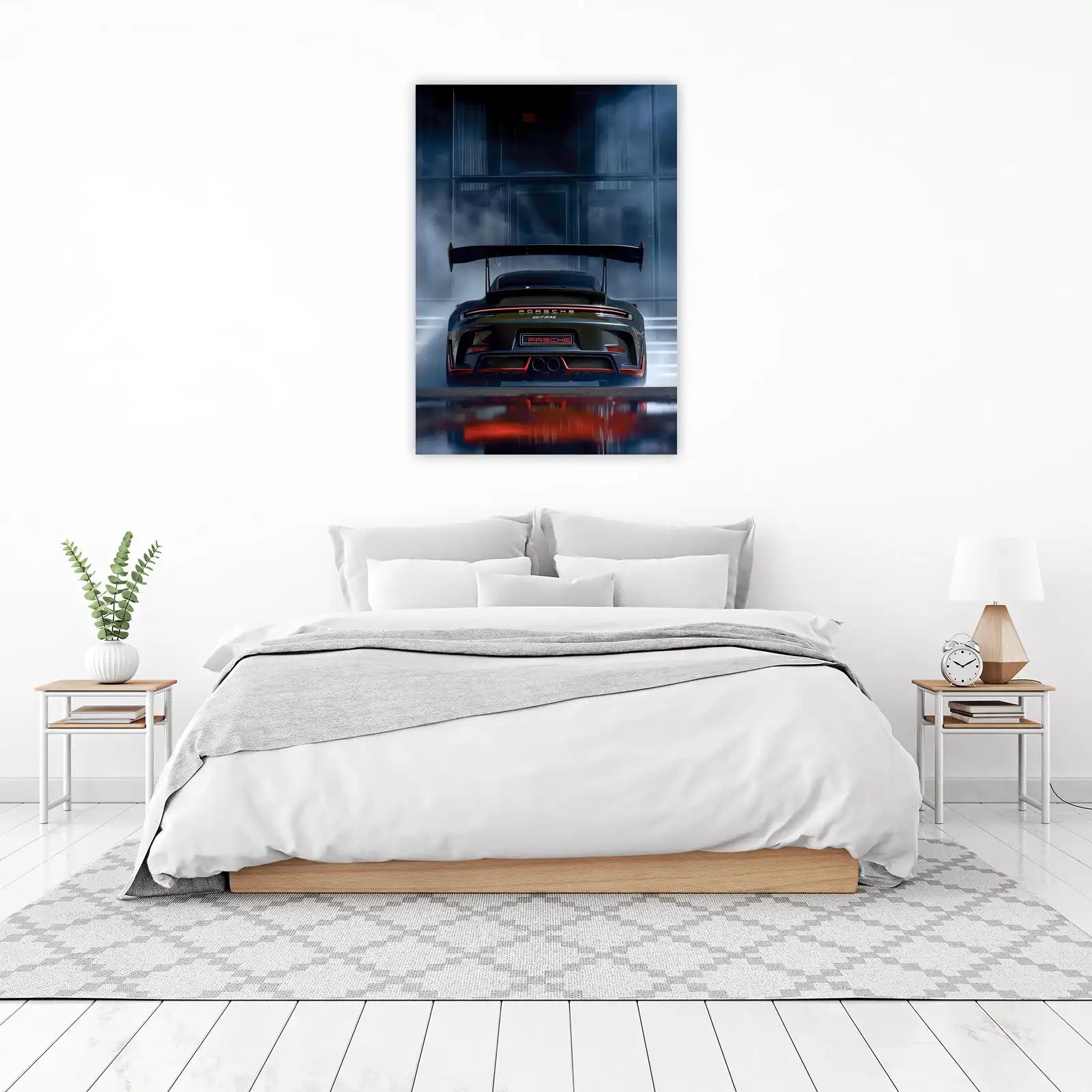 Porsche GT3 RS Black Performance Wall Art