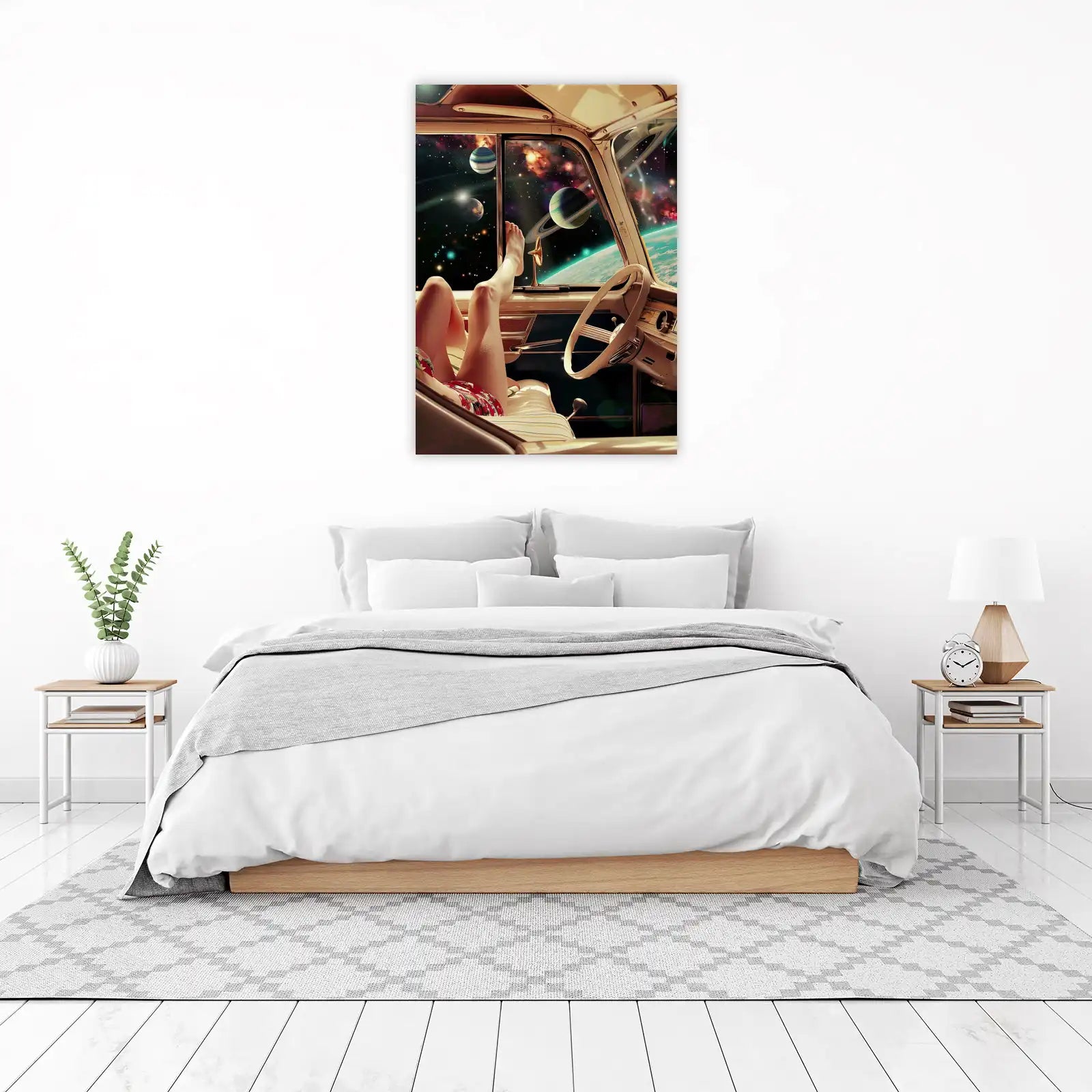 Retro Space Odyssey Wall Art