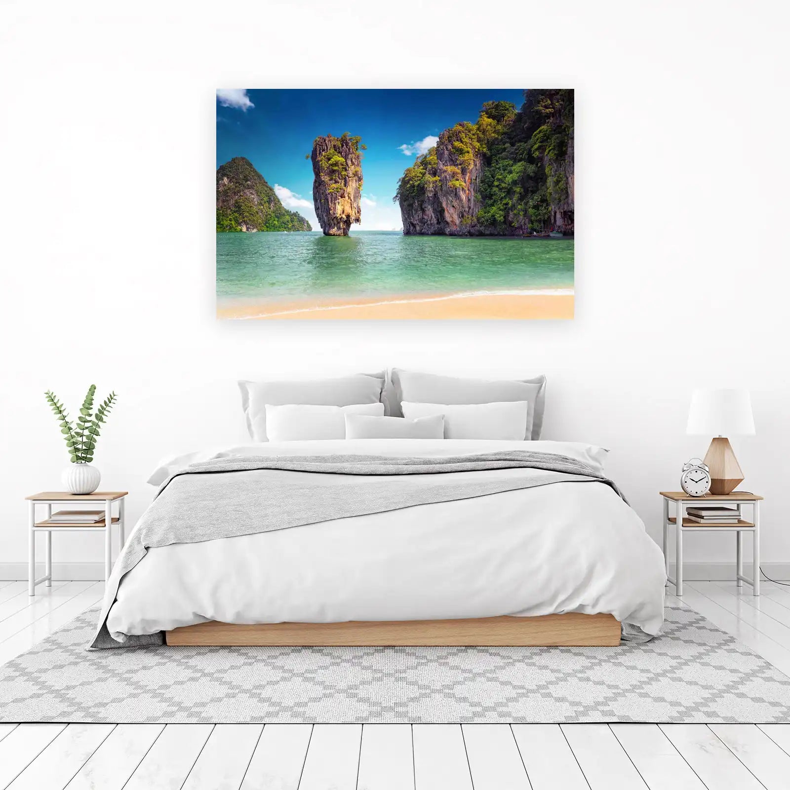 Tropical Island Paradise Beach Wall Art