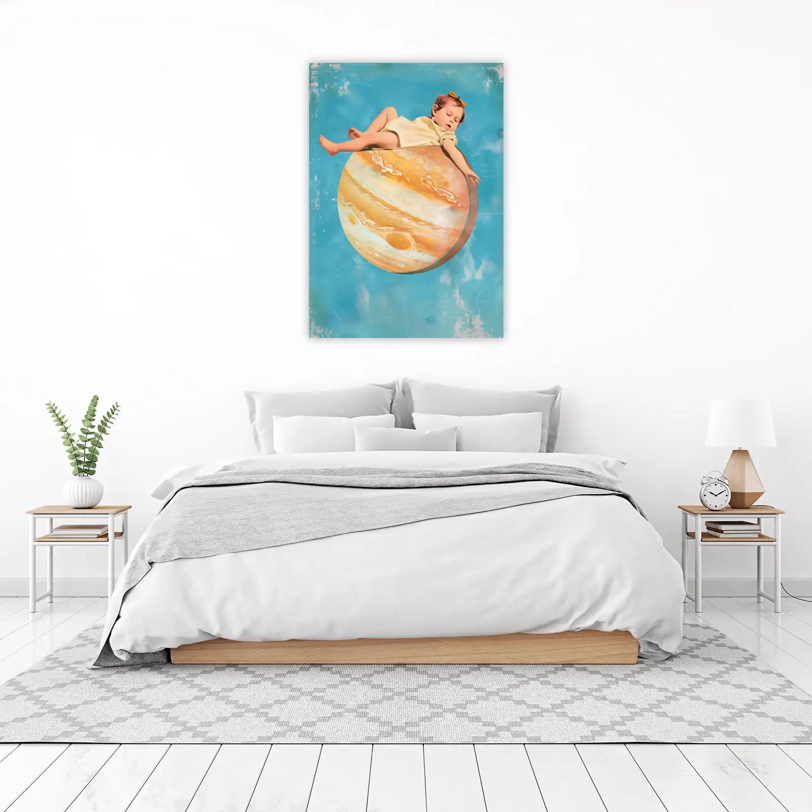 Baby Dreaming on Jupiter Wall Art