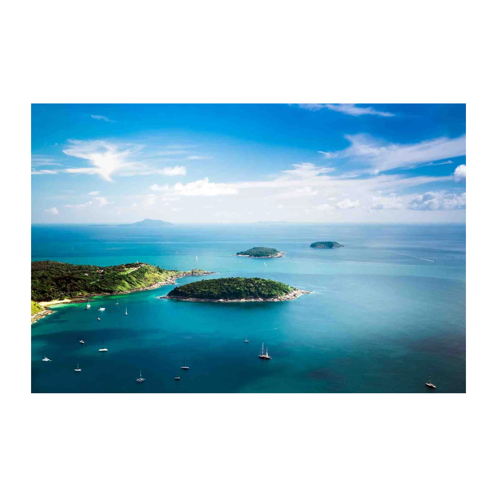 Island Paradise Ocean View Wall Art