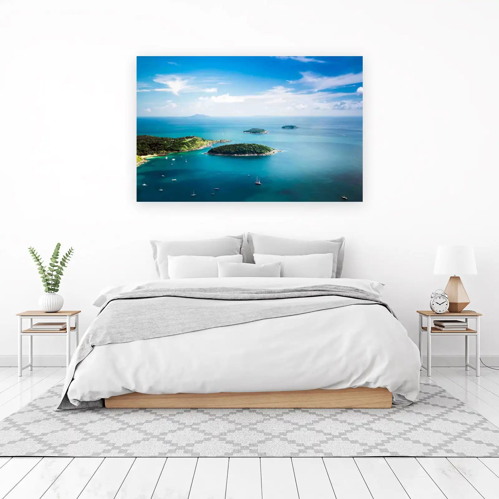 Island Paradise Ocean View Wall Art