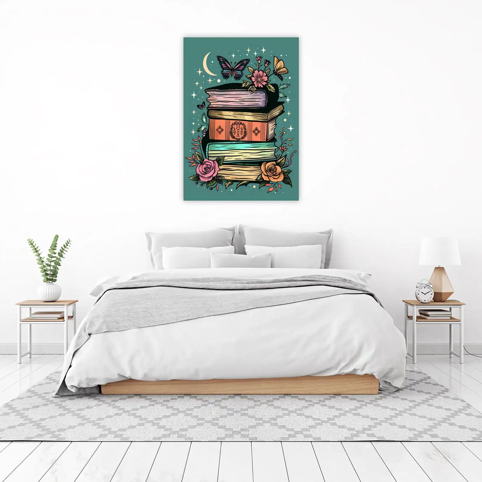 Enchanted Books & Butterflies Wall Art