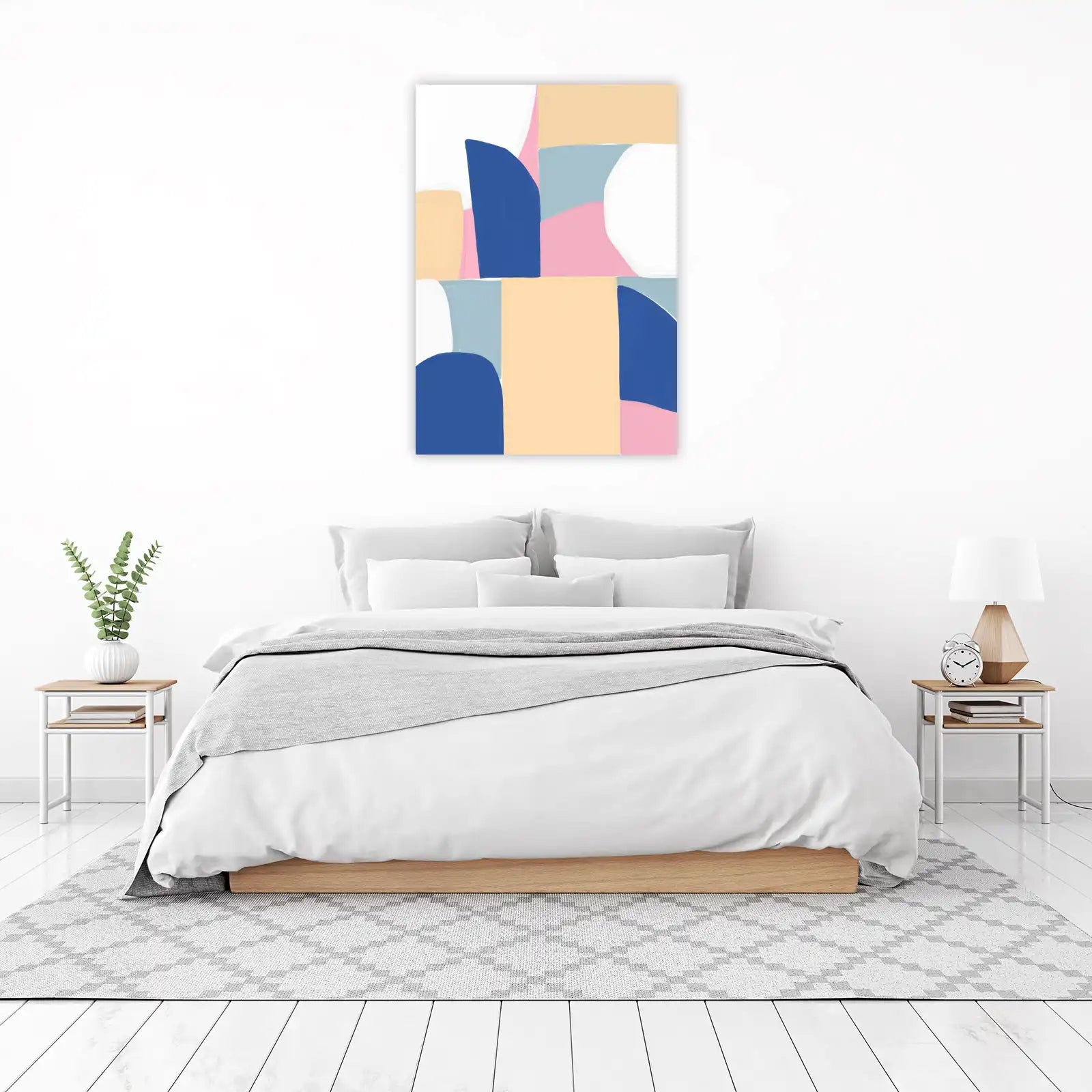 Abstract Geometric Shapes Wall Art