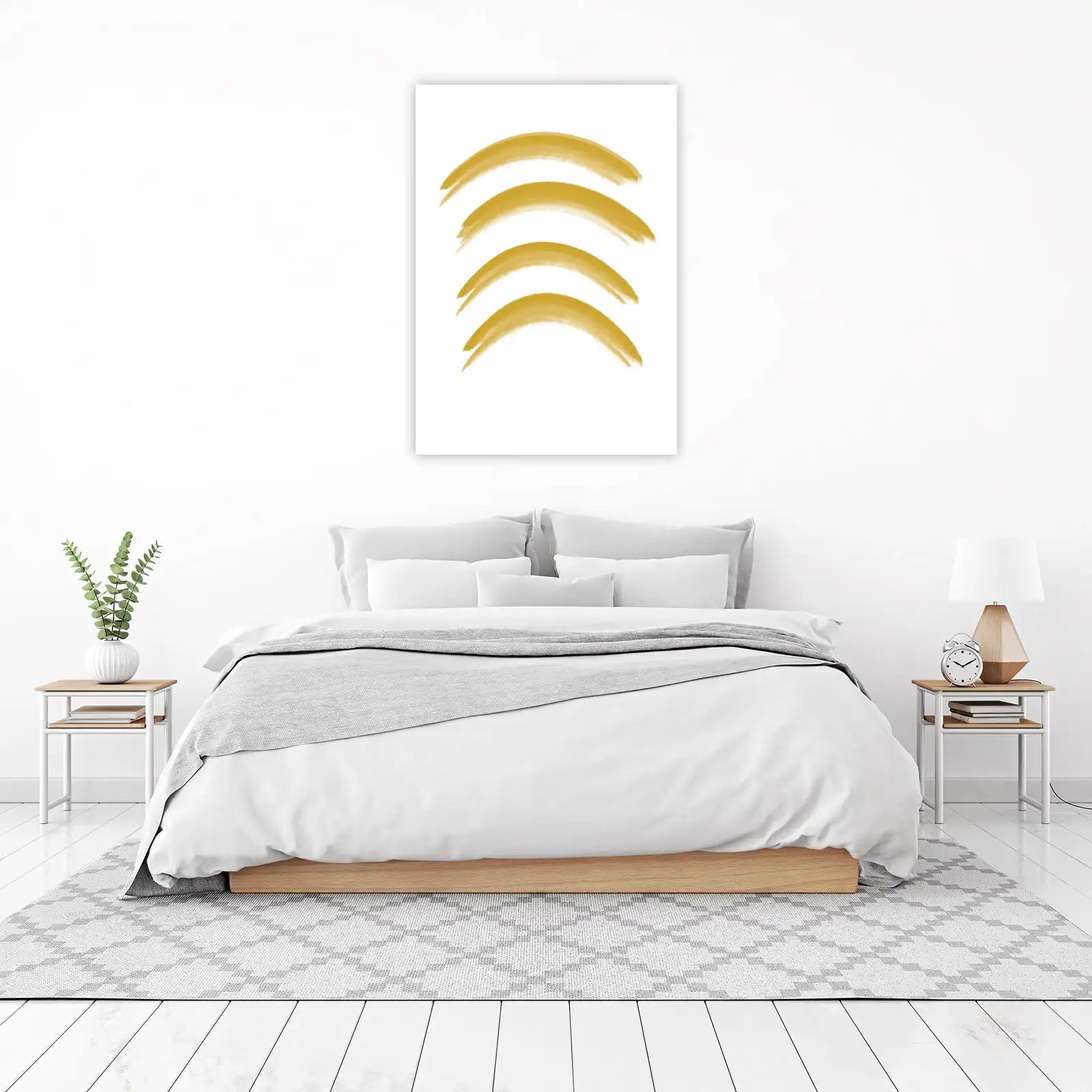 Abstract Gold Arches Wall Art Wall Art