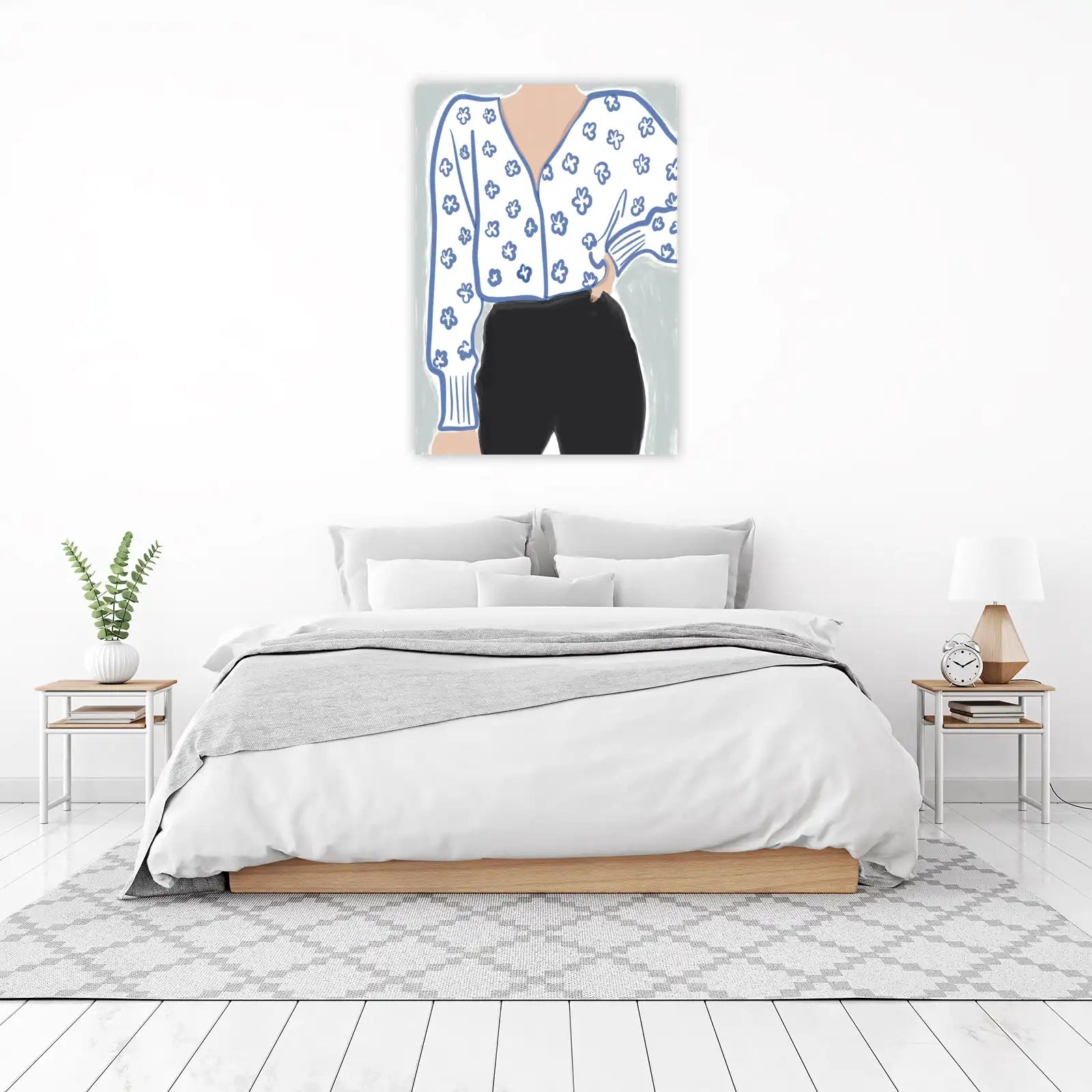 Chic Floral Fashion & Home Decor Wall Art