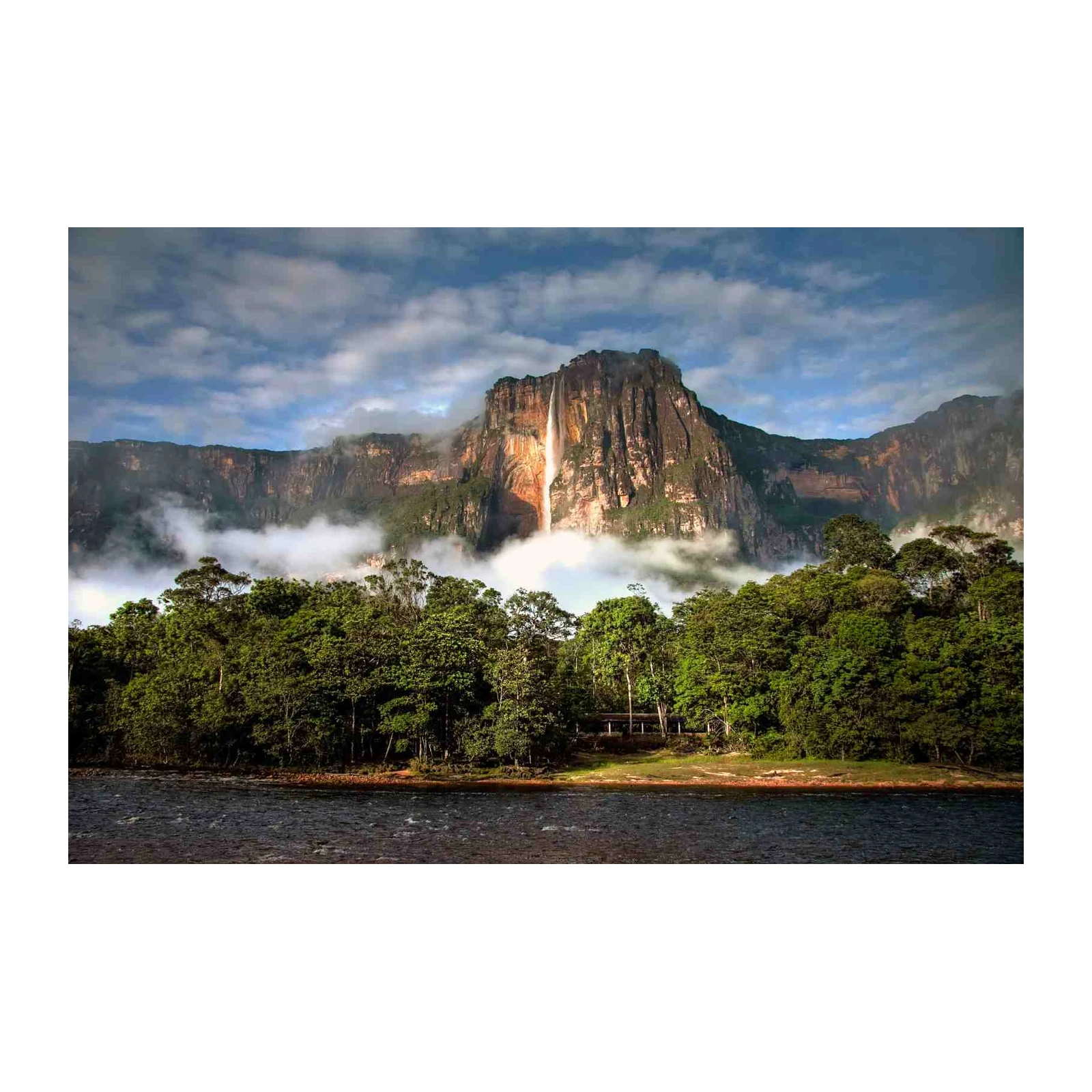 Majestic Angel Falls Waterfall Landscape Wall Art