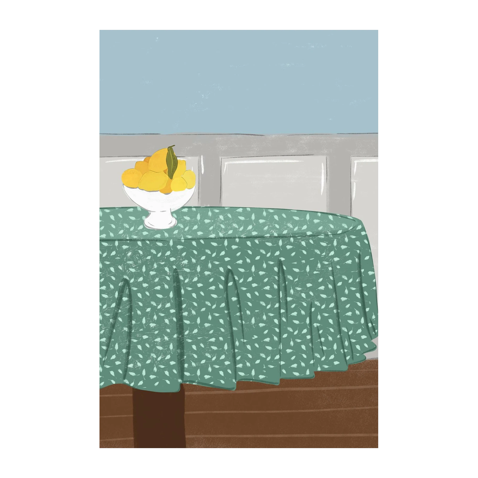 Vibrant Lemon Still Life Wall Art