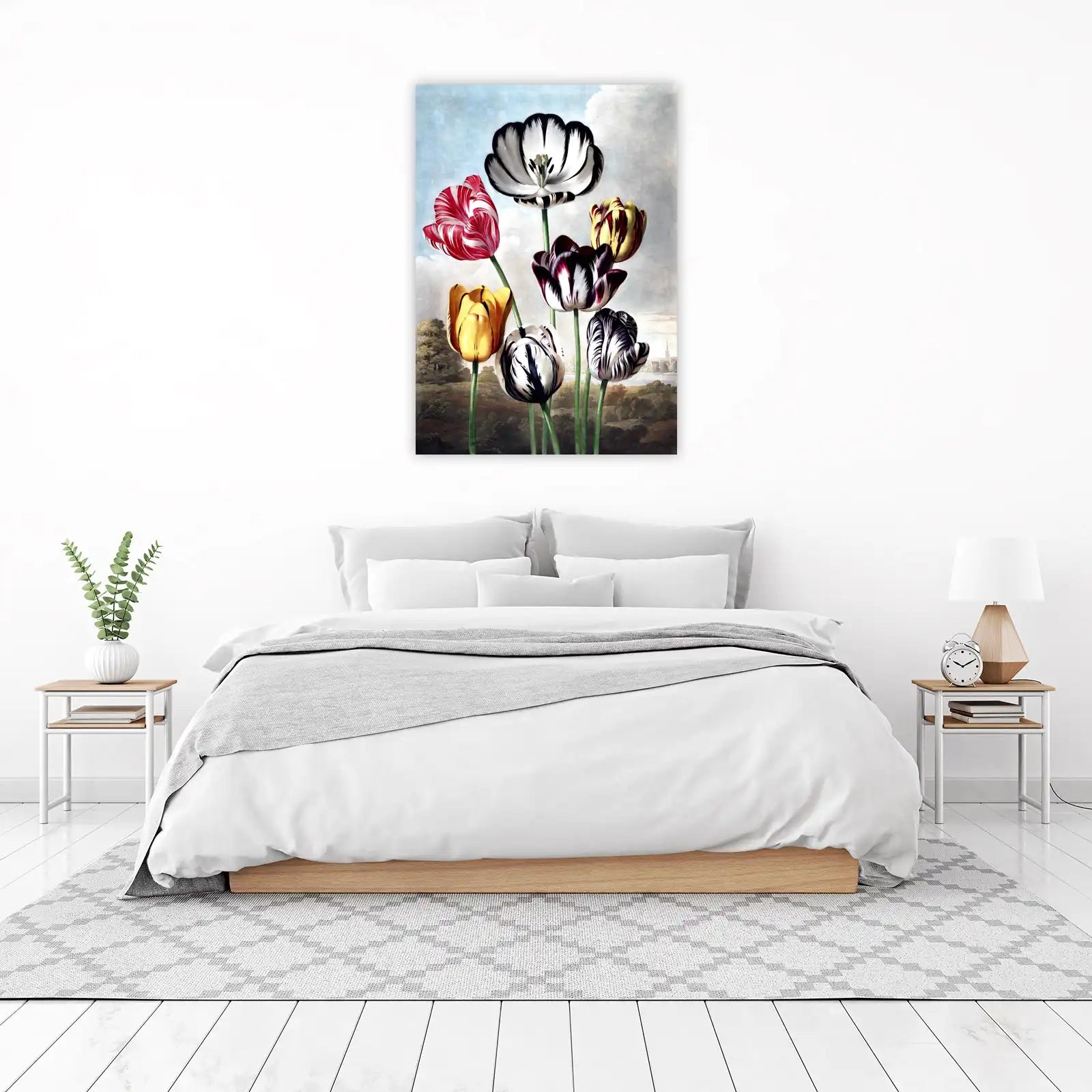 Vintage Botanical Tulip Art Wall Art