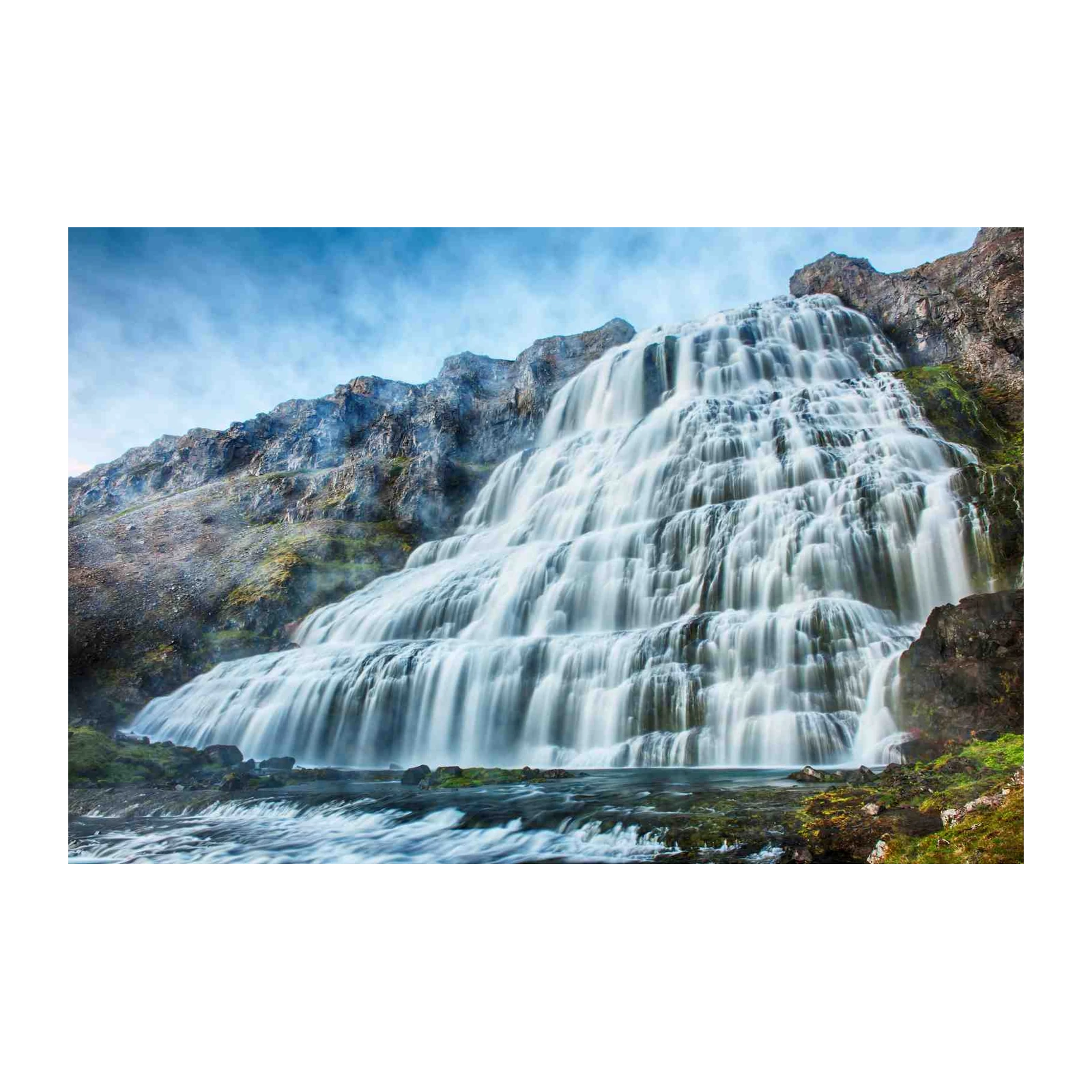 Majestic Waterfall Iceland Wall Art