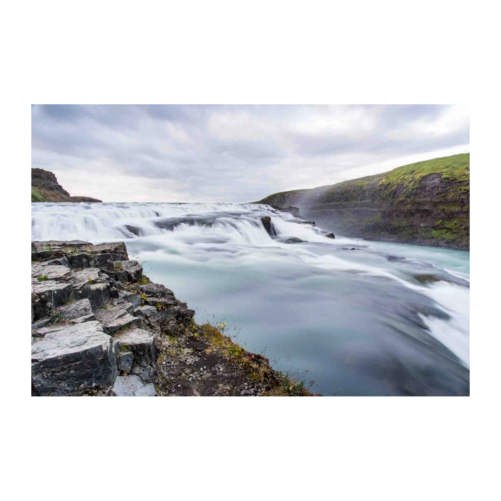 Majestic Waterfall Iceland Wall Art