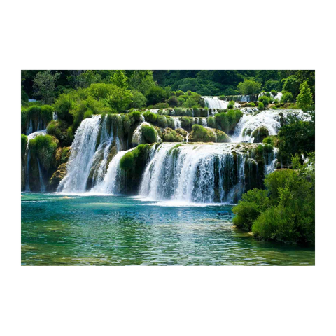 Majestic Waterfall Serenity Landscape Wall Art