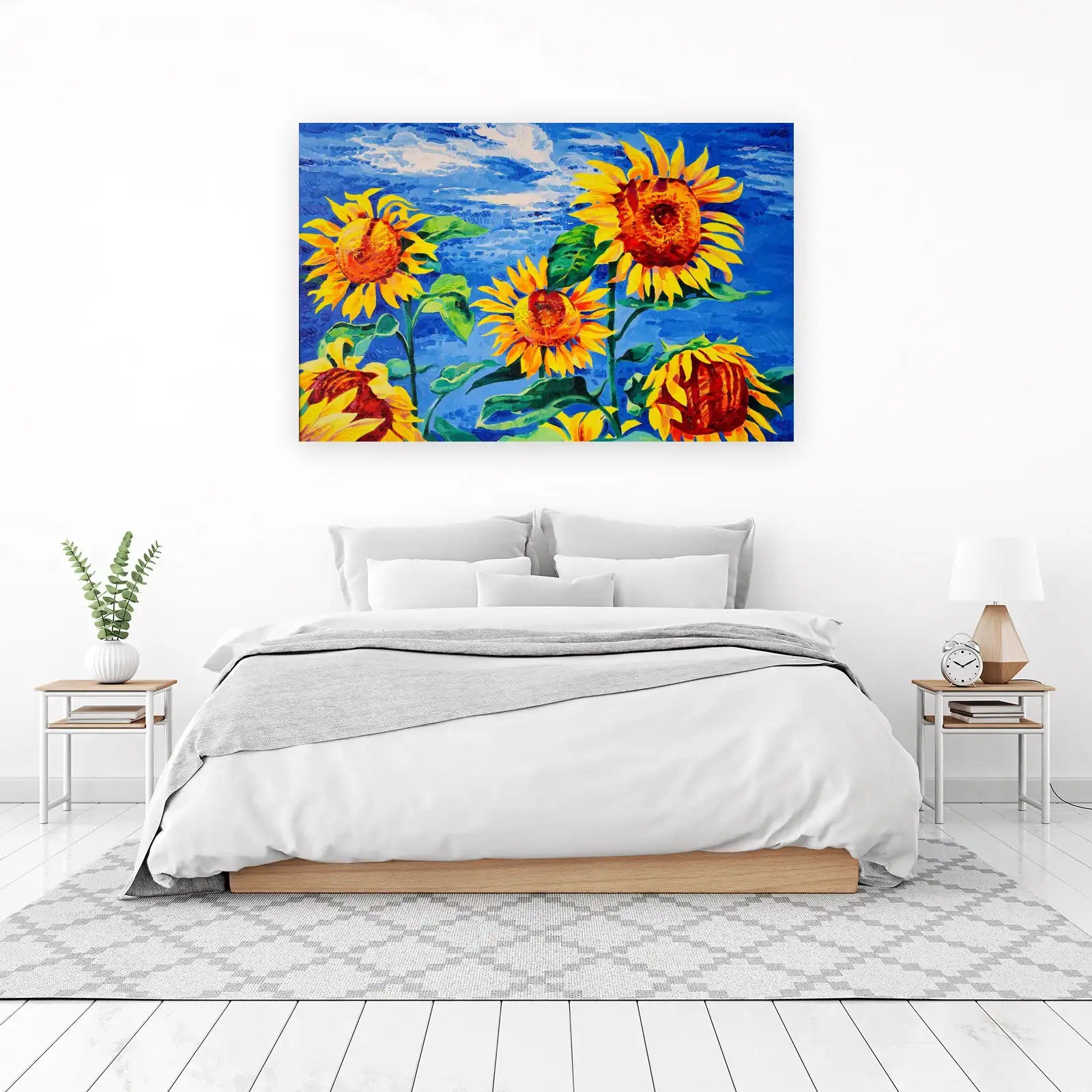 Vibrant Sunflower Field Wall Art