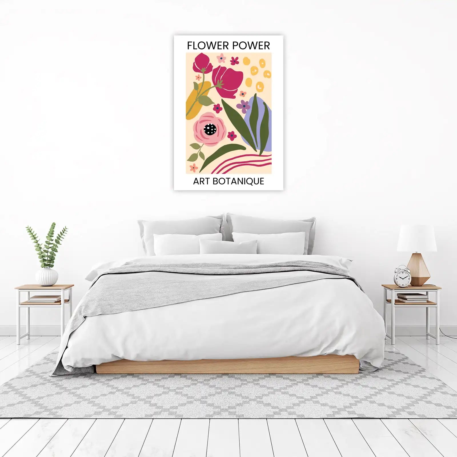 Modern Floral Botanical Art Wall Art