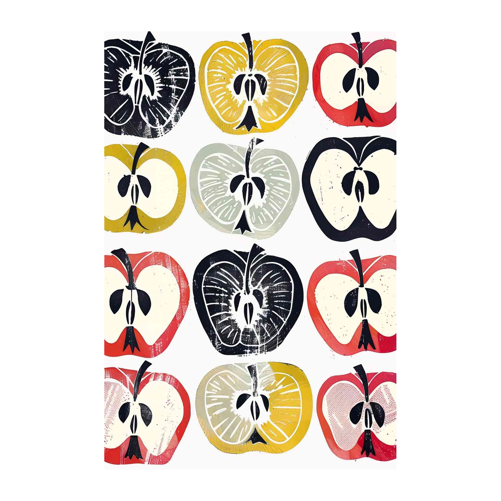 Modern Apple Art Wall Art