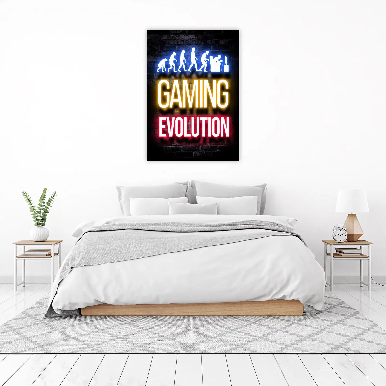 Gaming Evolution Neon Wall Art