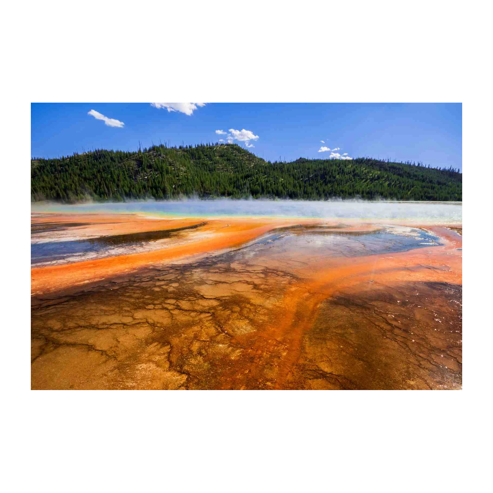 Vibrant Grand Prismatic Spring Wall Art