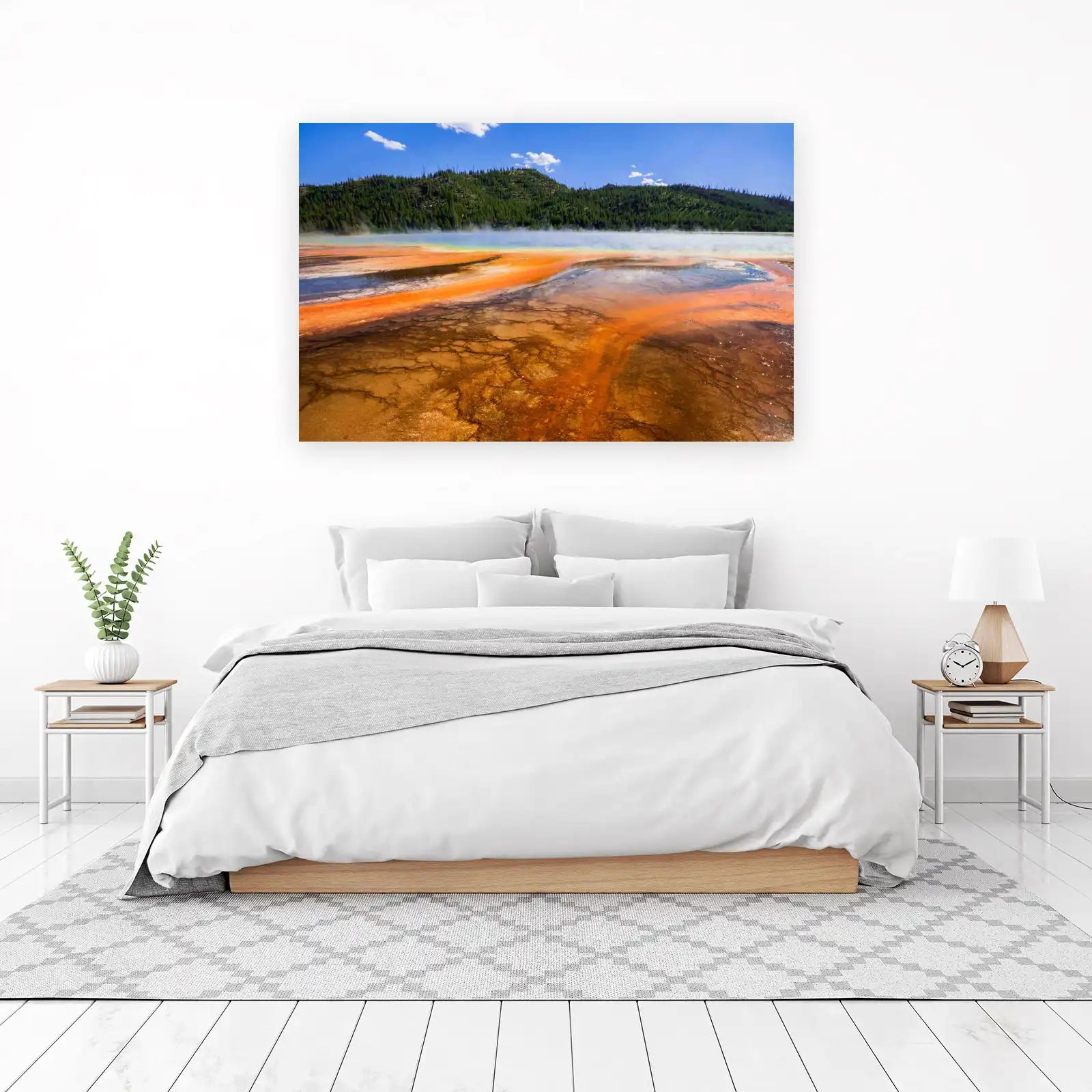 Vibrant Grand Prismatic Spring Wall Art