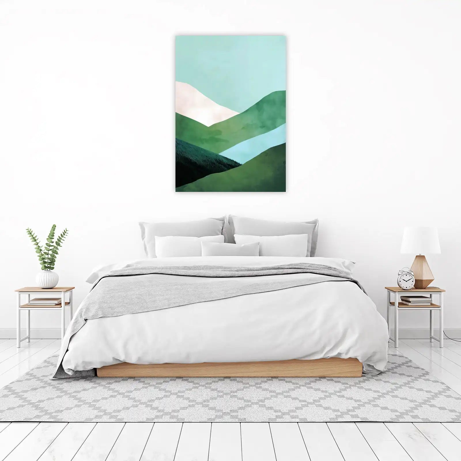 Serene Mountain Landscape Wall Art