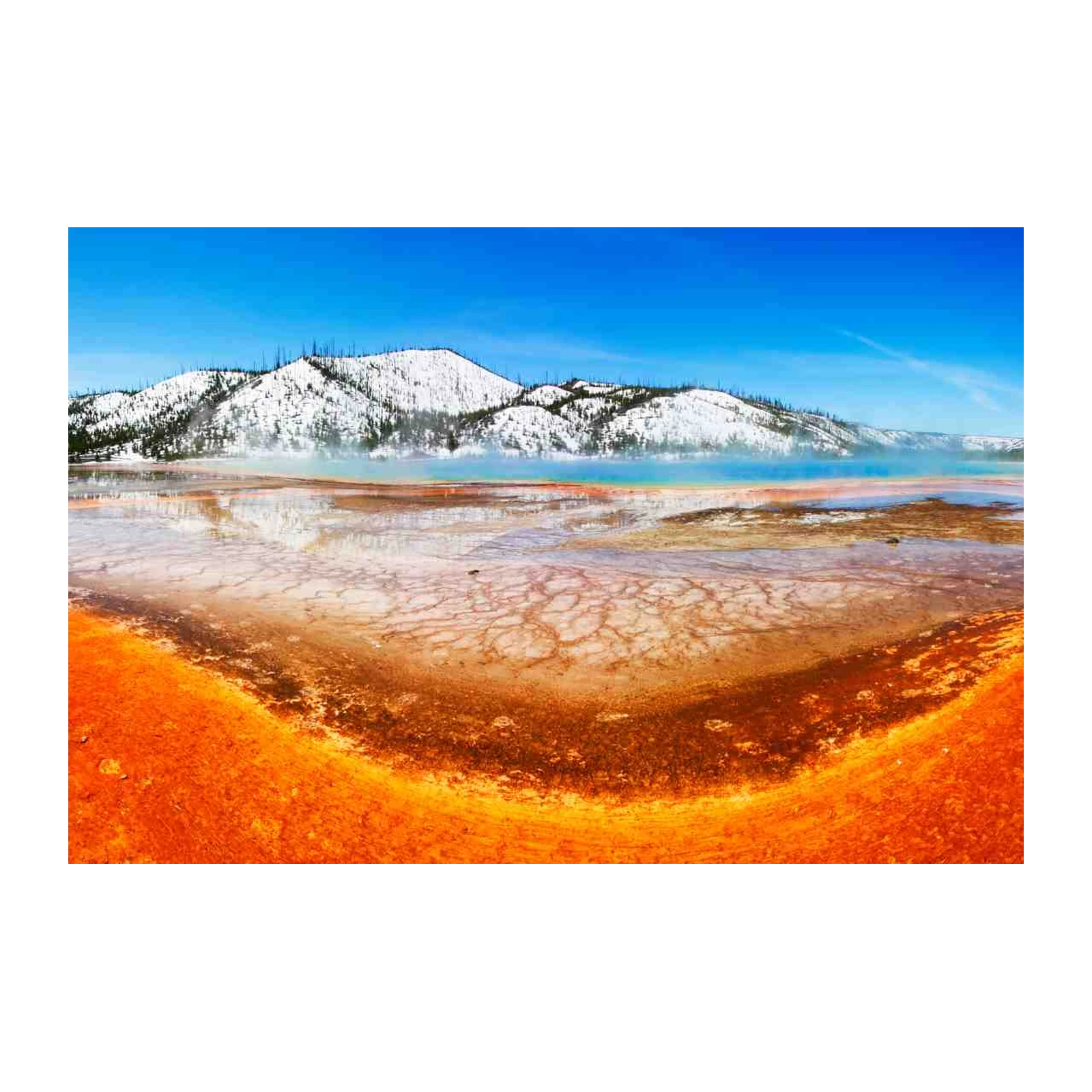 Vibrant Grand Prismatic Spring Wall Art