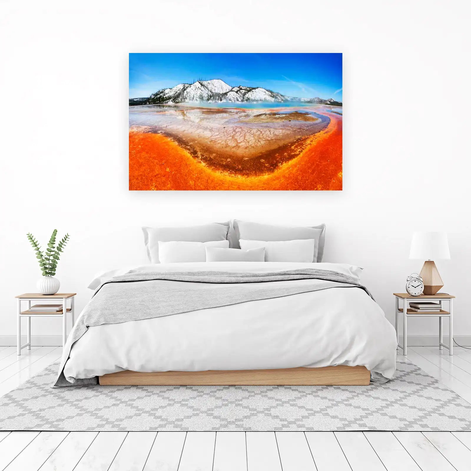 Vibrant Grand Prismatic Spring Wall Art
