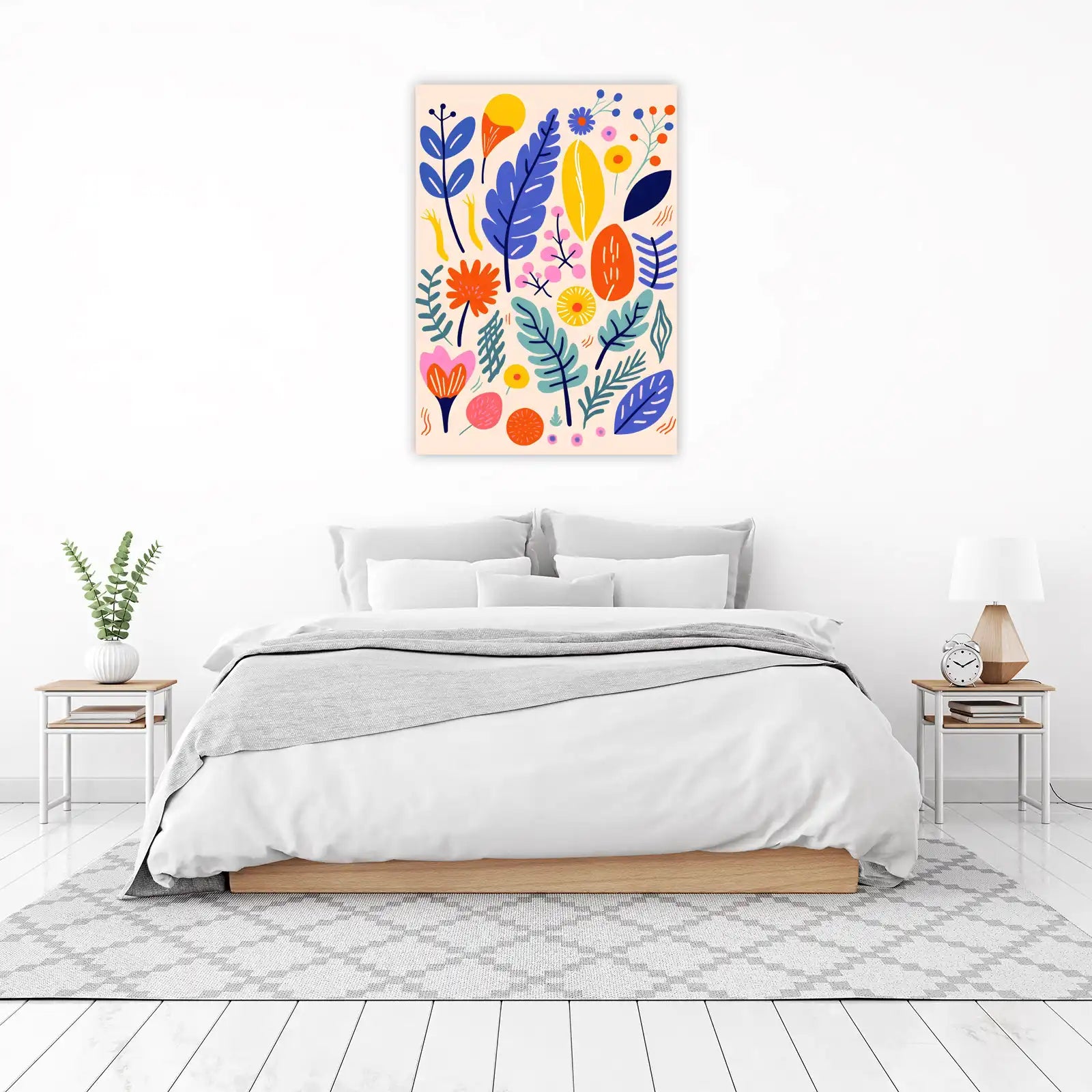 Vibrant Floral Art Wall Art