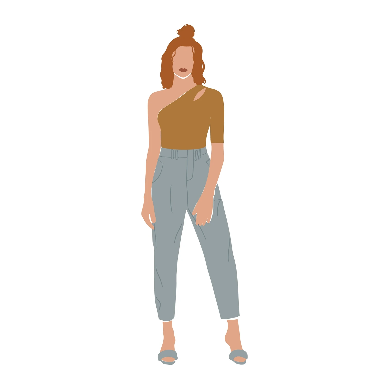Minimalist Fashion Woman Wall Art