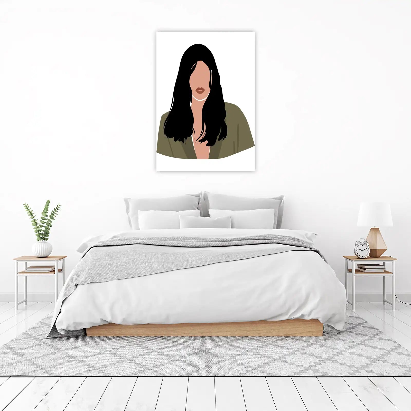 Modern Minimalist Portrait Wall Art