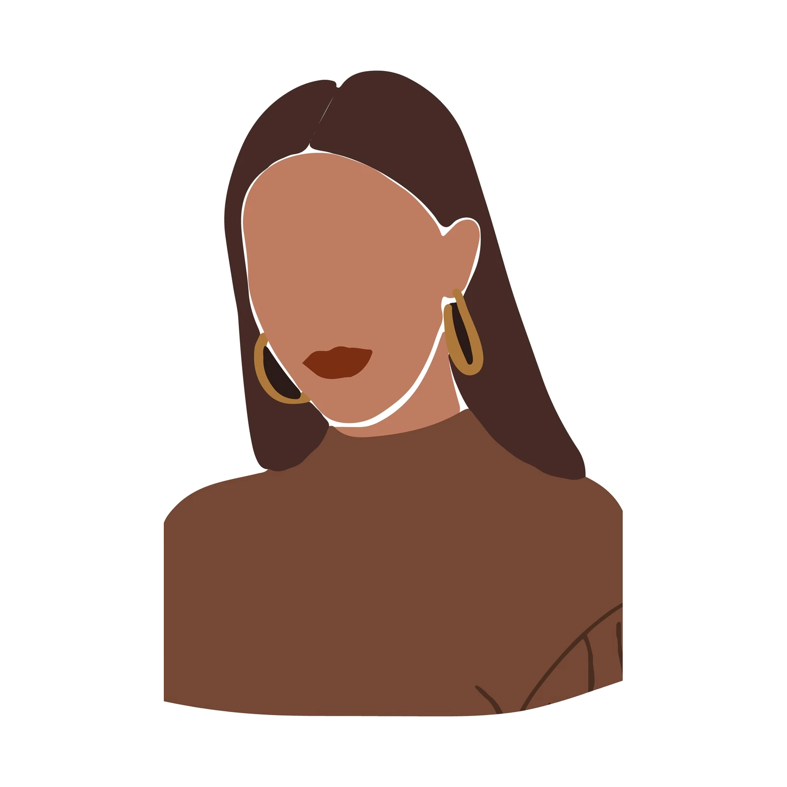 Bohemian Chic Portrait Minimalist Wall Art