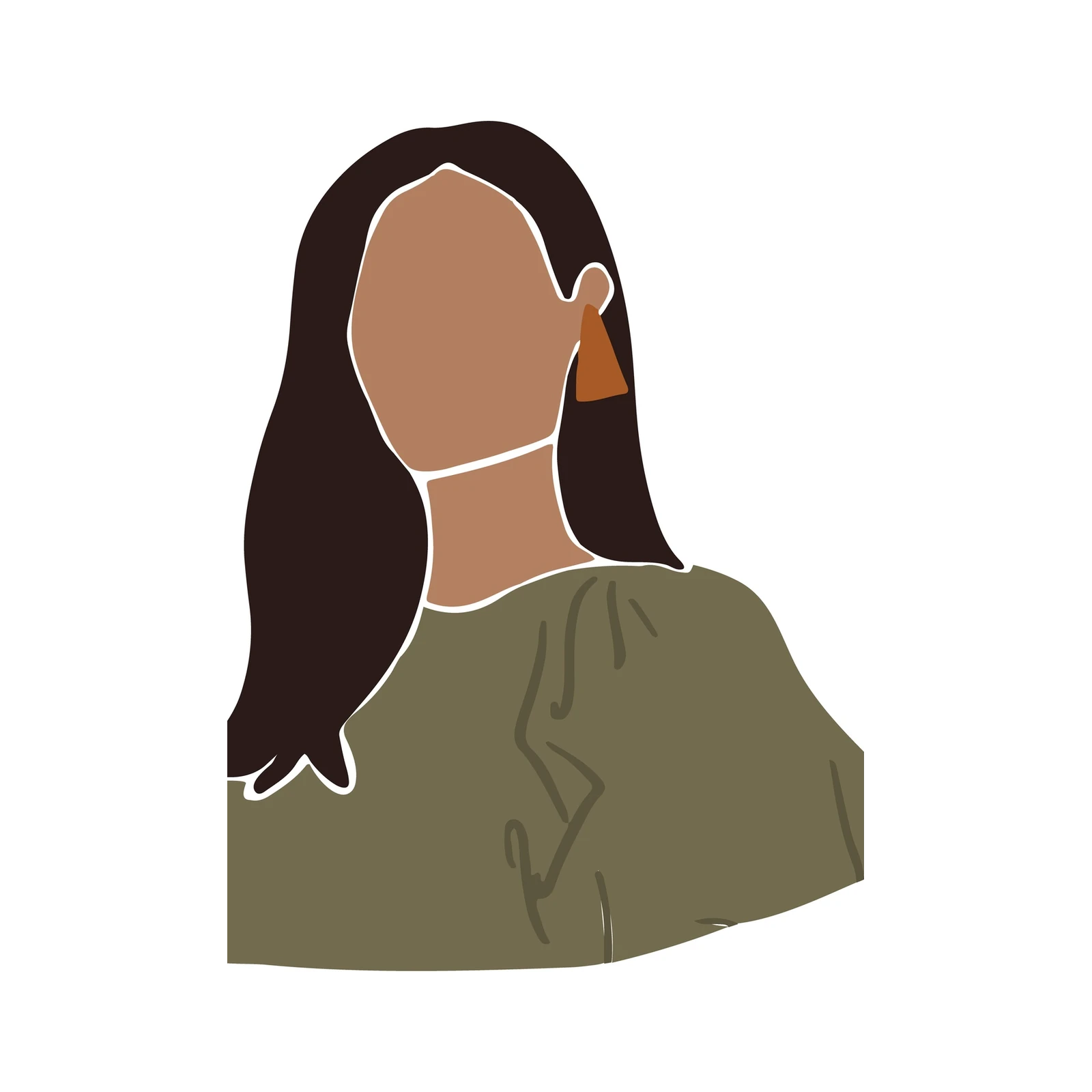 Abstract Portrait Minimalist Wall Art