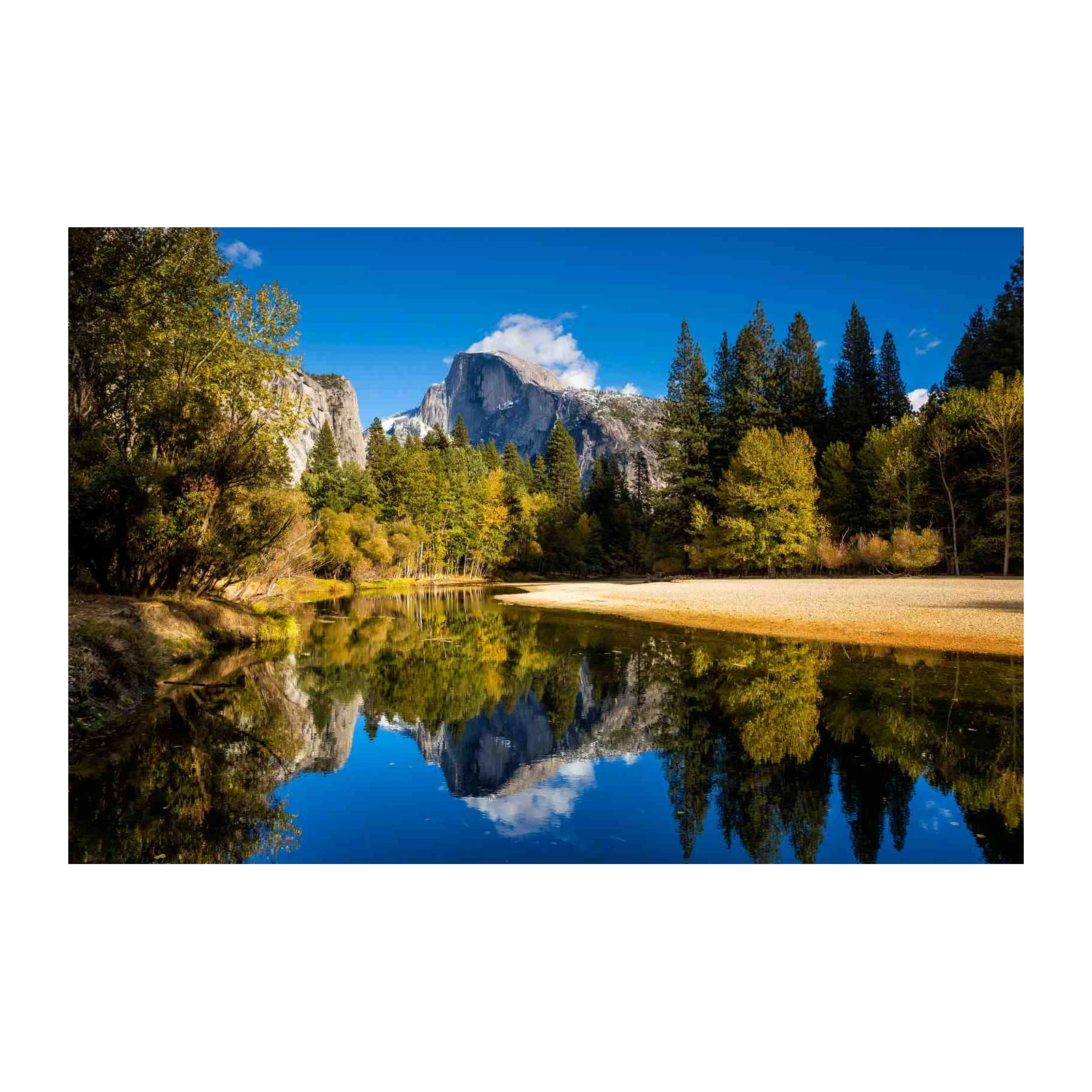 Yosemite Half Dome Reflection Wall Art