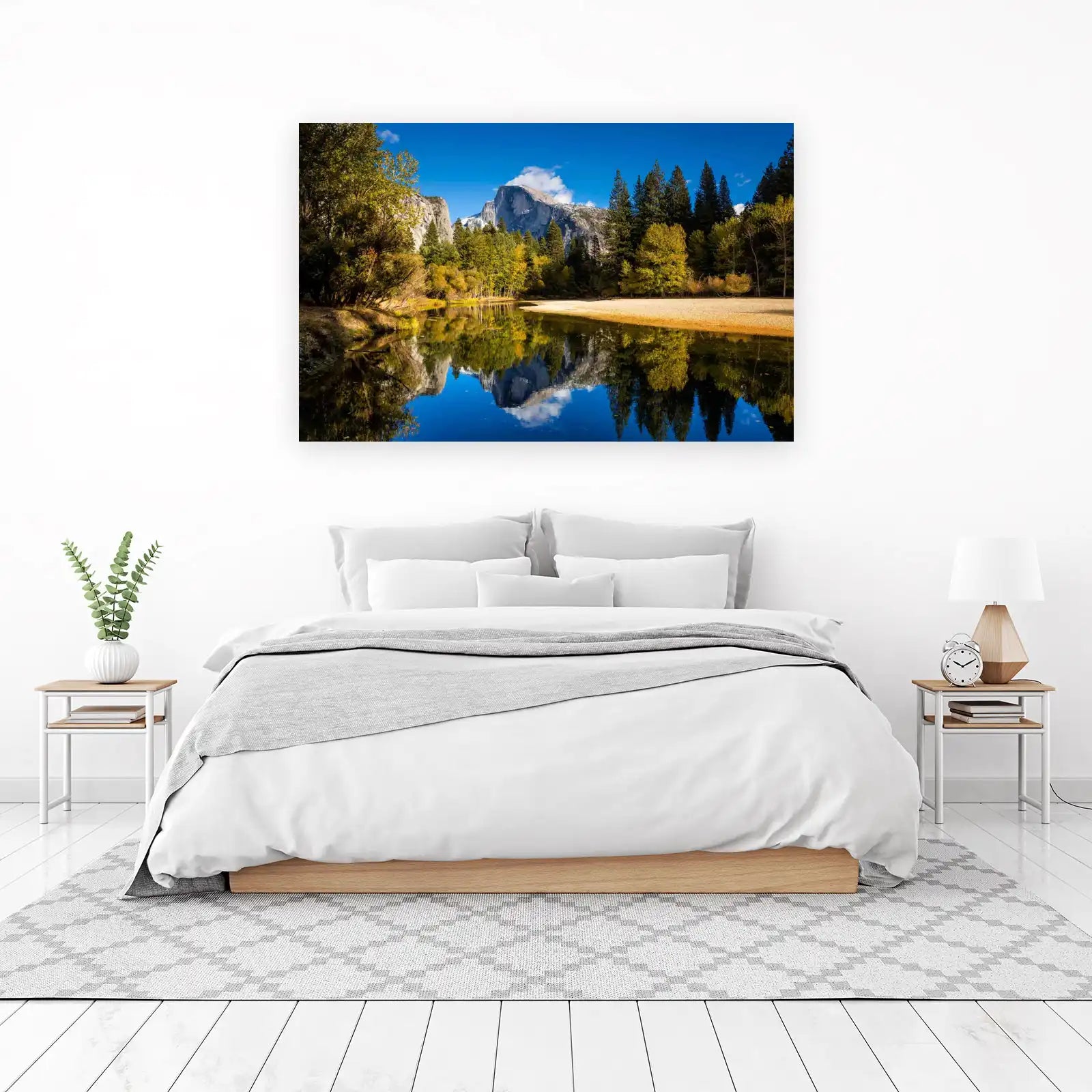 Yosemite Half Dome Reflection Wall Art