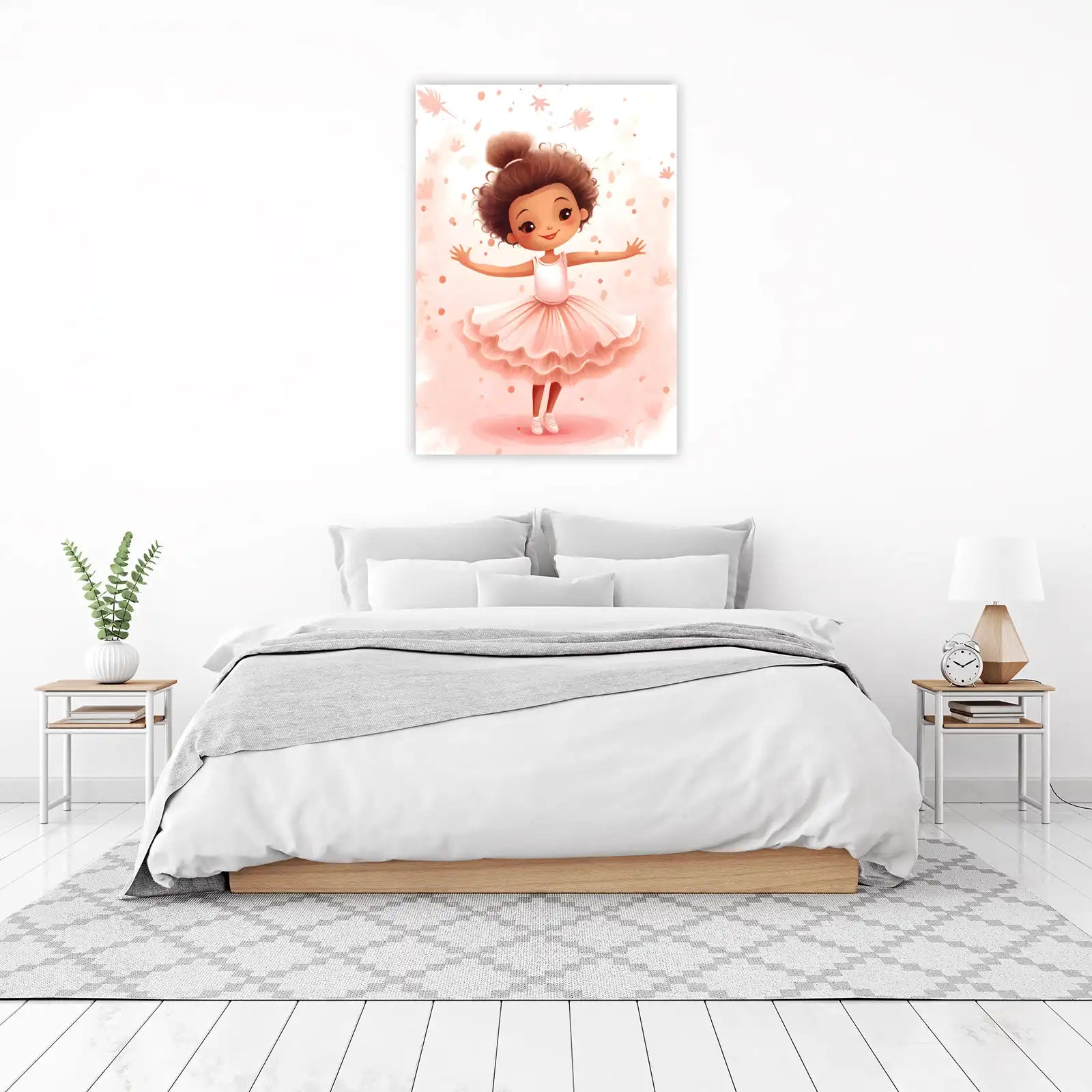 Charming Ballerina Girl Aura Wall Art