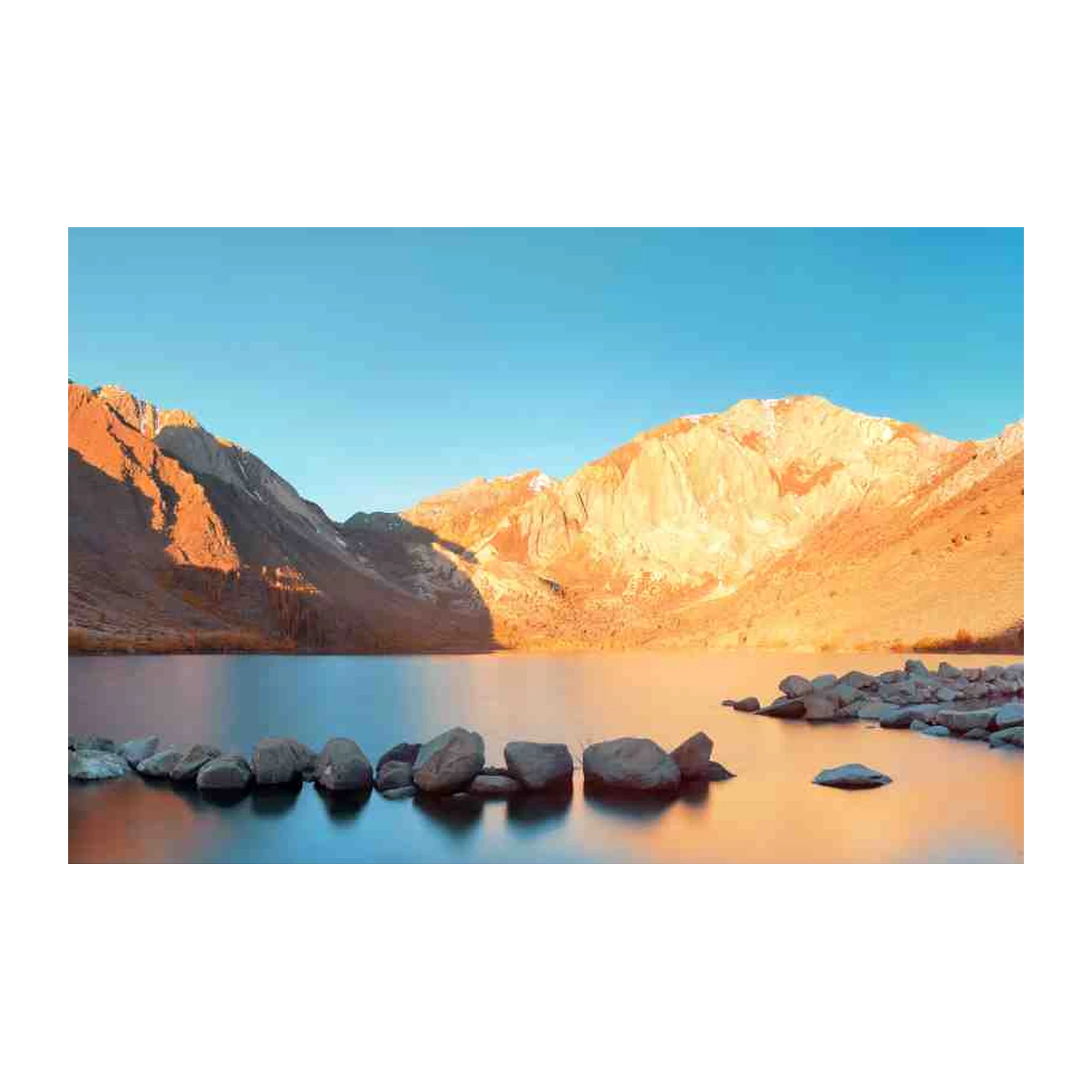 Sunrise Mountain Lake Serenity Wall Art